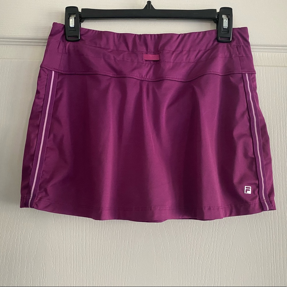 Purple/pink FILA skort